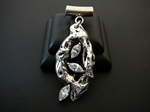Picture of Art Clay Silver & Cubic Zirconia Pendant. 