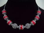 Picture of Red Coral and 925 Silver Components