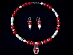 Picture of Red Coral, Fresh Water Pearls and 925 Silver Component 81.1. Unnamed